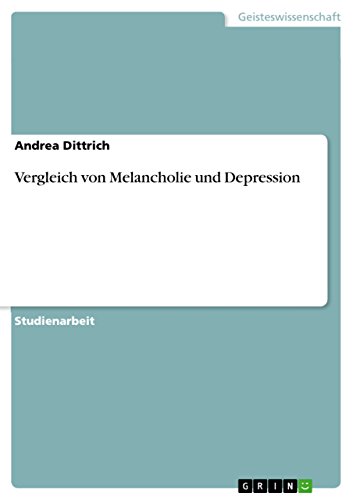 Vergleich von Melancholie und Depression
