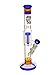 Produktbild Amsterdam XXX farbenfrohe Percolatorbong Gold Line Straight mit Eisfach, Blau - 38 cm, 18,8 mm - head&nature Bong-Kollektion