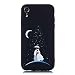 Produktbild Everainy iPhone XR Hülle Silikon Bumper Gummi Kreativ Cover Hüllen Kompatibel für iPhone XR Handyhülle Stoßfest TPU Stoßstange Schwarz Schutzhülle (Paar)