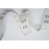 Größenetiketten 122 128 7-8 Y, für Kleidung, Baby, zum Einnähen, Doppelgröße, 25 Stück, Textiletiketten, Einnähetiketten, DIY nähen 0,20 €/St.