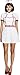 Price comparison product image Smiffy's Adult Women's Fever Bed Side Nurse Costume, Dress, Attached Underskirt, Belt and Headpiece, Nurses, Fever, Size: 12-14, 43490