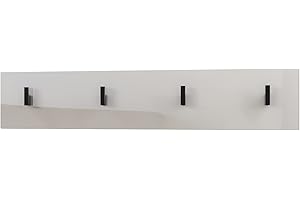 Vladon Panel de Pared Linea V2 en Gris Arena de Alto Brillo