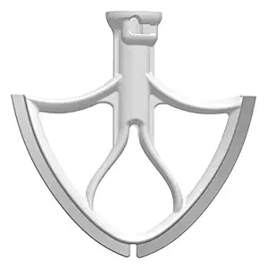 AIZARA Flex Edge Beater for KitchenAid Mixer 4.5 and 5 Quart Tilt-Head Stand Mixers Accessory,Stand Mixer Attachment,Grey