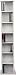 Produktbild Maine DVD & CD 6 Regal Media Storage Tower weiß