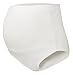 Happy Mama. Women's Maternity High Rise Briefs Panties Support Underwear. 377p (Ecru, UK 14/16, L)