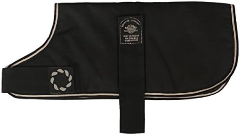Outhwaite Unlined Dog Black Coat, 16-inch
