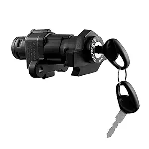 Deutsche Cylindrical Ignition Lock Replacement Set Compatible with Bajaj Platina 125 DTS-i ES/Bajaj Platina 125 DTS-i KS (2 Wires)