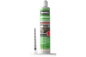 Dortech Metolux Metoset Concrete Repair Resin for Repairing Cracks and Sealing Joints, Strong Mortar Repair Ready to Use Cement Filler Suitable for Indoor & Outdoor Use - Sand (480g)