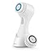 AVANTEK Sonic Facial Brush Waterproof Face Exfoliating Cleanser Cleansing Brush Battery Powered with 2 Brush Heads
