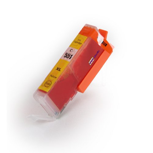 5er Set – kompatible Tintenpatronen zu CANON PGI-550 XL / CLI-551 XL – geeignet für CANON Pixma iX6850 / iP7250 / iP8750 / MG5450 / MG5550 / MG6350 / MG6450 / MG7150 / MX725 / MX925 - 6