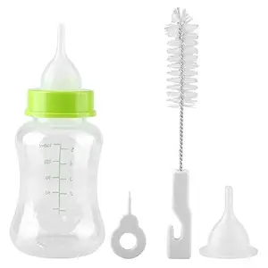 Pet Believe Pet Feeding Bottle Pet Nursing Kit 150 ml for Puppy Kitten Rabbit (Color May Vary).
