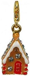 Charm gingerbread house in steel by Charming Charms. Free shipping up to 30£