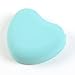 HENGSONG Silicone Makeup Washing Brush Egg Cleaning Brush Scrubber Cleaners Tool (Dark purple) (Green)