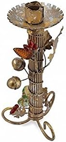 THE YELLOW DOOR Decorative Berries &amp; Vine Candle Holder T-Light Stand Home Décor Showpiece Gift Large