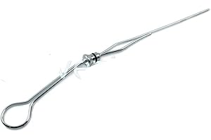 ELVEZIO ESPOSITO INTERNI E ACCESSORI PER AUTO D'EPOCA Asta Livello Olio Motore Compatibile con Fiat 500 N, 500 D, 500 F, 500 L e Autobianchi Bianchina Berlina, Trasformabile e Cabriolet Epoca