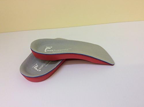 Sports Orthotics Shoe Inserts 3/4 Length Maximum Support Small (UK 5/6.5)