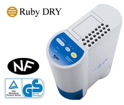 Ruby 411007 Déshumidificateur, 435 W, Blanc/bleu