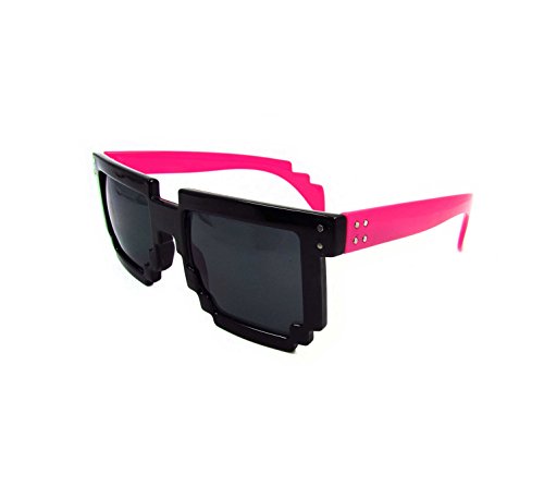 Price comparison product image Black and Pink - Pixel Sunglasses - Pink