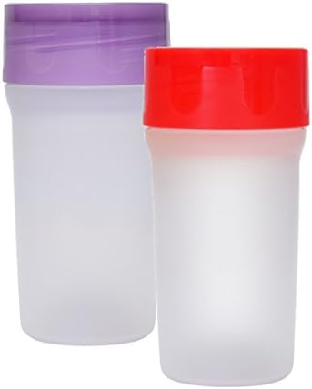 Litecup TWIN PACK - the no-spill sippy cup that lights up - Red/Purple