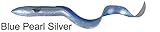 Savage Gear 3D Real Eel Gummifisch Aal, Gummiköder, Hechtköder, Angelköder, Kunstköder, Gummiaal, Aalköder, Köder für Hecht, Zander, Barsch, Waller, Dorsch & Heilbutt, Farbe:Blue Pearl Silver Eel, Länge / Gewicht:20cm / 27g