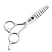 Produktbild LYDZ-Hairdressing tool 5,5 Zoll-Haarschnitt-High-End-Fischgräte-Schere, Nahtlose Haarschere Friseurwerkzeug (Farbe : Silver)