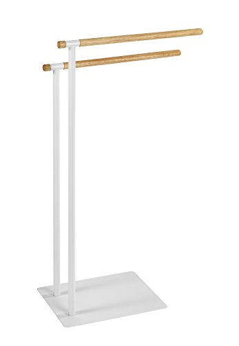 Wenko 22510100 Handtuchständer Macao Kleiderständer, Stahl, weiß, 24 x 43 x 79 cm - 2