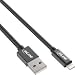 Produktbild InLine 31411B Lightning USB Kabel für Apple iPad, iPhone, iPod/Alu, 1m schwarz