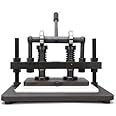 Manual Die Cutter Leather Cutting Machine Embosser Steel Plate Press Diy Craft Making Pvc Eva Sheet Embossing Heavy Duty Hand Mold Mould Cut For Various Materials Arbour Die-Cutting And Punching