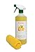 Produktbild Zitronenöl mit Mikrofasertuch zum Auftragen - 1 Liter