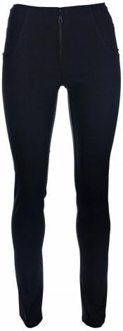 Miss Sexies Black Zip Straight Leg/Super Skinny Black/Grey Girls School Trousers Ladies Stretch Hipster Miss Chief
