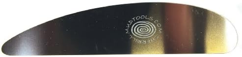 SS-L Mudtool Stainless Steel Long Scraper - Smooth Edge - Throwing/Handbuilding Rib