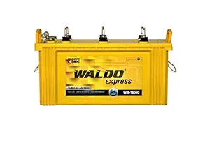 Waldo Inverter Battery for Home, Office & Shops WB-18000 (Yellow)