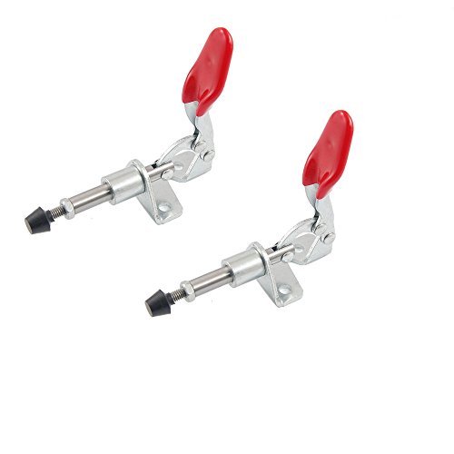 TUOYA 2 Stück Waagerecht Schnellspanner 301A Haltekraft Spannhebel 45Kg / 99 Lbs Kapazität Knebelklemme