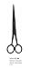 6.5" Barber Scissors Hairdressing Scissors (334-00) (Black (334-00-B))