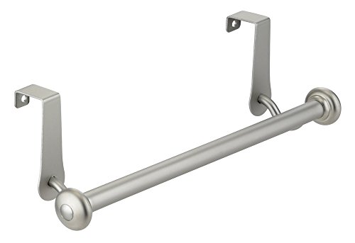 mDesign Geschirrtuchhalter Küchenschrank – Länge: 27 cm, Farbe: satiniert – Geschirrhandtuchhalter – Handtuchhalter Küche und Bad - 6