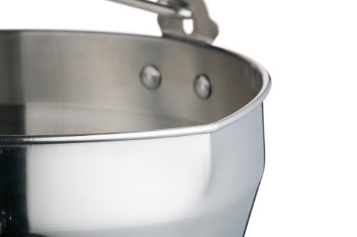 Kitchen Craft Edelstahl-Marmeladentopf mit Griff, 9 l - 5