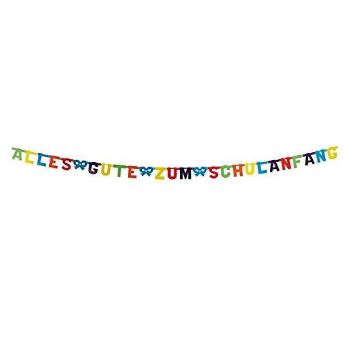 Buchstabenkette Alles Gute zum Schulanfang“, 2,50 m“ - 2