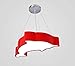 Produktbild Cartoon Kreative LED Kronleuchter Augenschutz Kind Zimmer Lampe Warme Atmosphäre Schlafzimmer Klassenzimmer Kindergarten Pendelleuchte ( Color : Rot-Three color segments-18W )