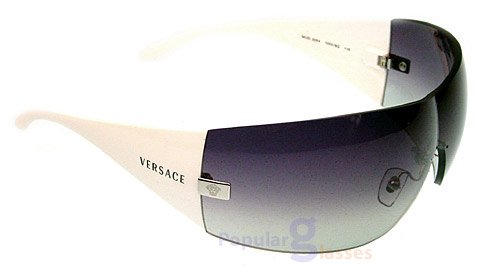 Preisvergleich Produktbild Versace 2054 10008G GRAYGRADIENT / SHINYWHITE Designer Sunglasses
