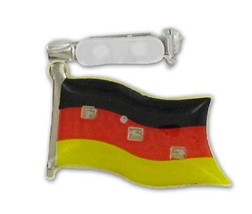 Preisvergleich Produktbild Ansteckpin Deutschlandfahne blinkend