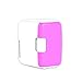 Produktbild YMJJ Kühlschränke 12V 6L Auto Auto Mini Reise Kühlschrank Kühlbox Auto Outdoor Mini Kühlschrank (Farbe: Blau, Pink, Weiß),Pink