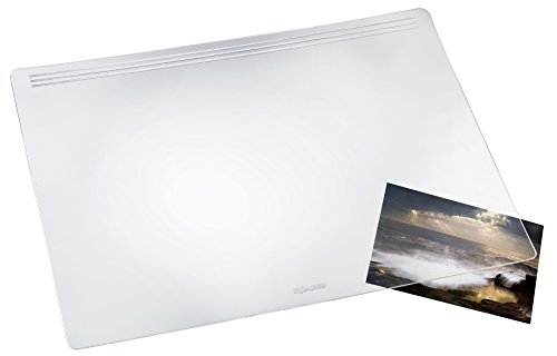 Preisvergleich Produktbild Läufer 32700 Matton transparent glasklar, Schreibtischunterlage 49x70 cm, durchsichtige Schreibunterlage für besonders hohen Schreibkomfort