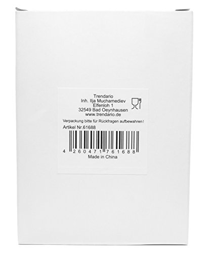 2x Edelstahl Flachmann von Trendario | Taschenflachmann in der Farbe Silber mit Schraubverschlussdeckel | Fassungsvermögen 200 ml ( 7oz ) als Geschenk zu Weihnachten oder zum Geburtstag - 6