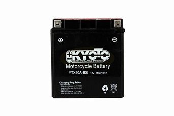 Preisvergleich Produktbild Kyoto - Motorrad Batterie YTX20A-BS / YTX20CH-BS 12V 18Ah