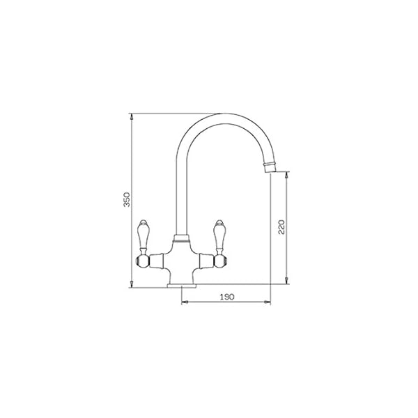 Reginox Elbe Mixer Tap - Image 3