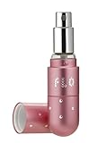Flo Refillable Fragrance Atomiser, Pink with crystals 4.7 ml