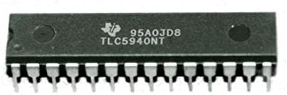 Amystore 5pcs TLC5940NTG4 Courant Constant CONDUCTEUR LED dans DIP28 TLC5940 TLC5940NT