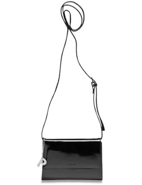 Picard Auguri 4021 schwarz-lack , Leder Abendtasche , Clutch , Schultertasche , Handgelenktasche , Umhängetasche...