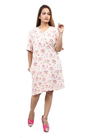 orange colour one piece dress