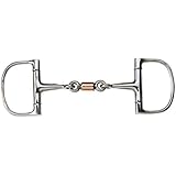 FEELING D-Gebiß mit Rolle, massiv, Breite 12,5 cm, Stärke 14 mm, Ringe Ø 65 mm